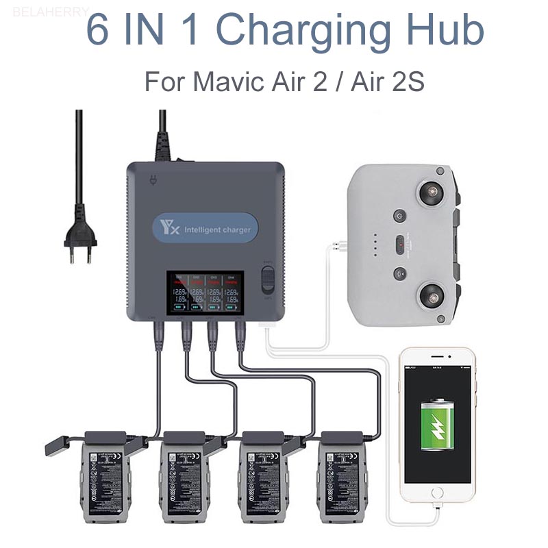 Drone Power Bank - Cargador de batería con pantalla Digital