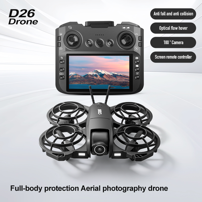 Dron D26 4K Aéreo HD 180 °   D - Drone Power Bank reseña y precio